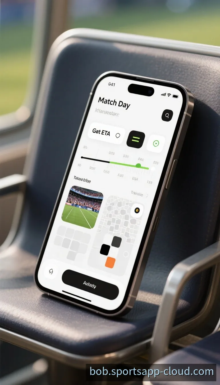 BOB App 赛事即时数据与高清直播界面
